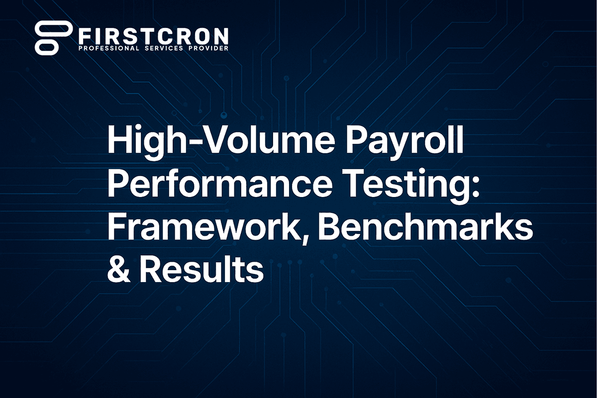 High-Volume Payroll Performance Testing: Framework, Benchmarks & Results