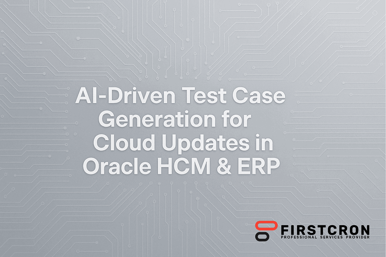 AI-Driven Test Case Generation for Cloud Updates in Oracle HCM & ERP